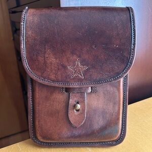 Men’s/ Unisex Leather Belt Pouch
